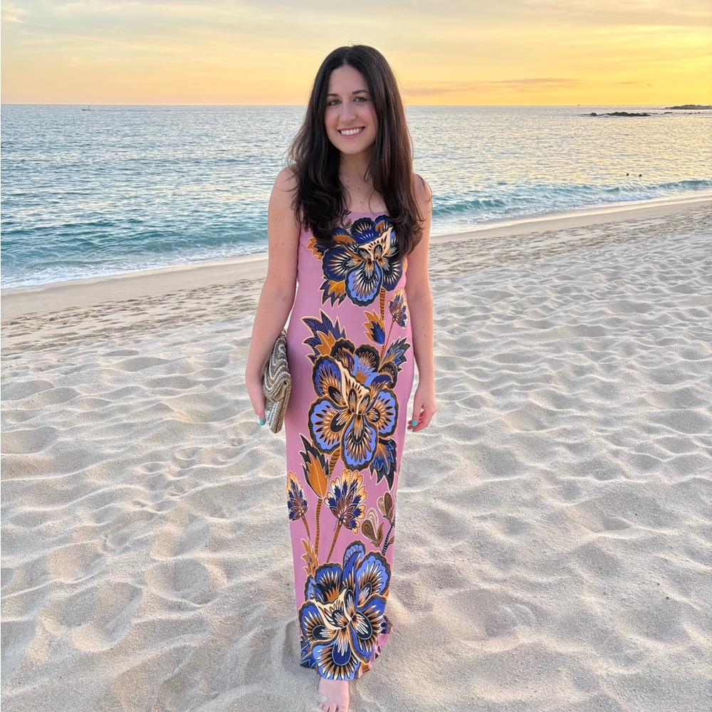 FARM Rio Maxi Floral Dress, size S